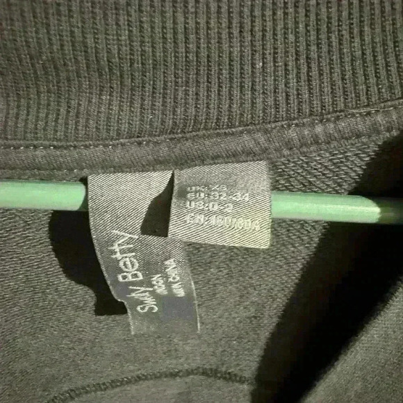 SWEATY BETTY CORA Grey Organic Cotton SWEATSHIRT Cardigan X-Small - Picture 4 of 15